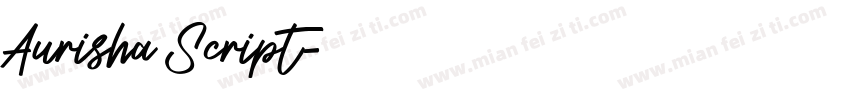 Aurisha Script字体转换